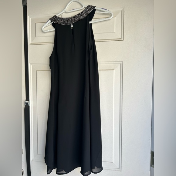 BNWT Rickis Black A Line Chiffon Flowy Holiday Dress size 0 - Picture 2 of 8